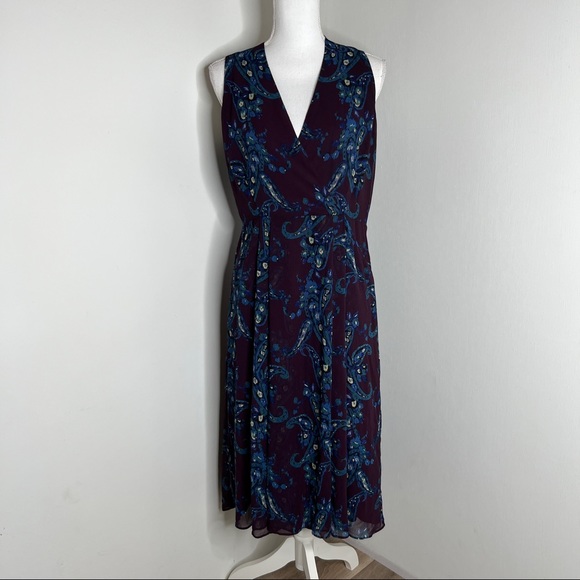 CAbi Treasure Paisley Floral Dress Size 8 - Picture 6 of 16